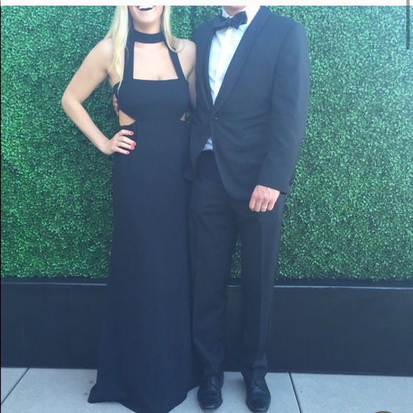 NEW Jill Stuart Cutout Black Maxi Gown - Picture 5 of 5